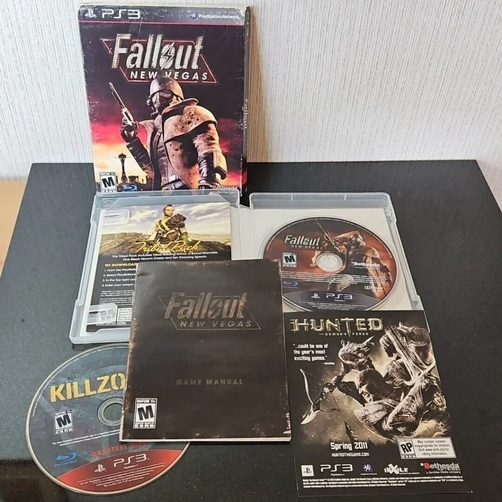 Fallout PlayStation 3 PS3 Game New Vegas Sony CIB Complete + Killzone Playlist
